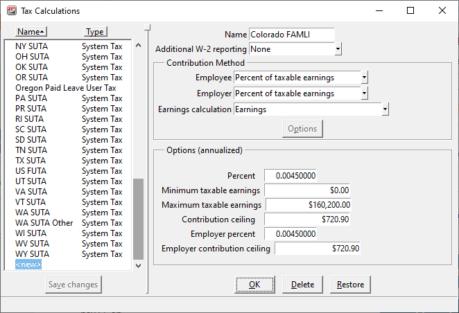 Tax Calculations Oregon 2023